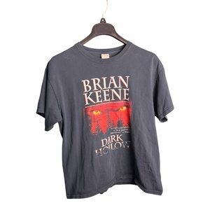 Brian Keene Dark Hollow T Shirt Y2K Large Rare Front And Back Print